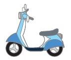 バイクのイラスト