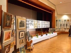 牛津町作品展の会場