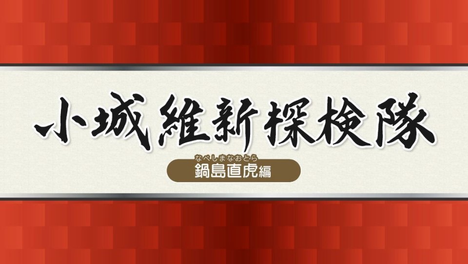 維新探検隊 鍋島直虎 表紙．