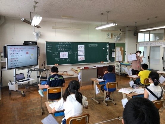 2020年7月9日（木）学校訪問（三里小）