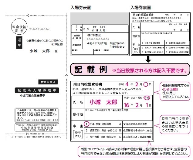 入場券イメージ図