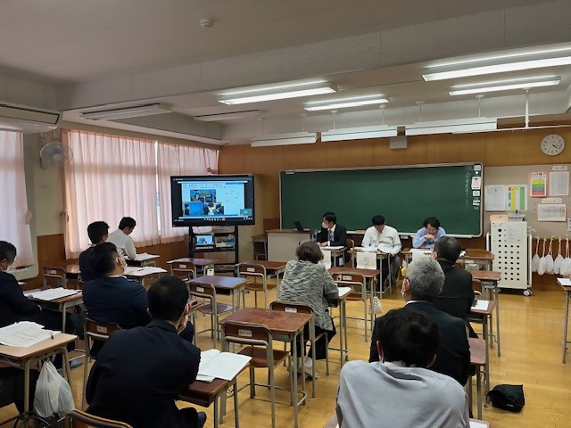 2023年11月8日小城市教育研究大会牛津中学校の写真