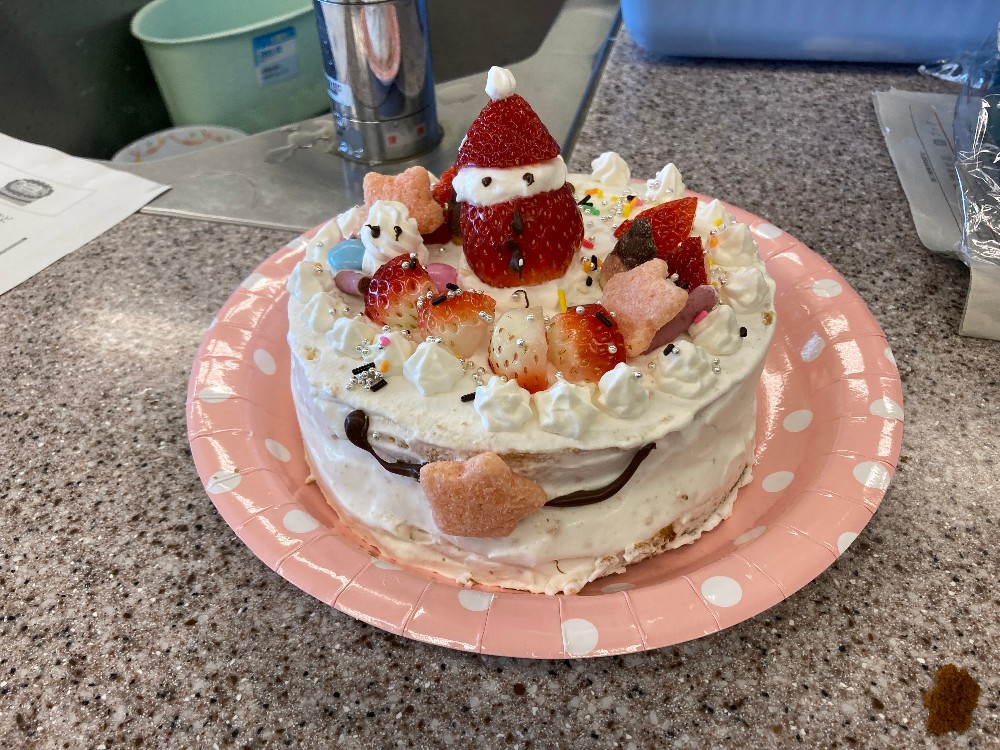 遊べる公民館　ケーキ
