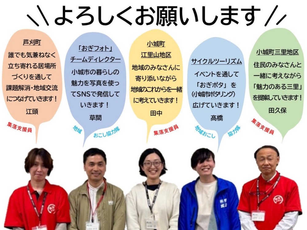 地域おこし協力隊・集落支援員の紹介