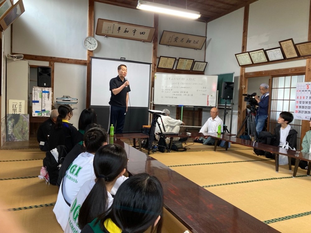 市長あいさつの様子