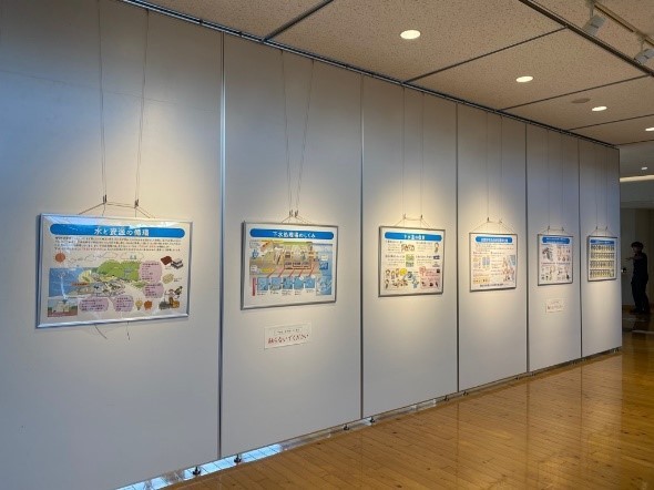 下水道パネル展示の様子