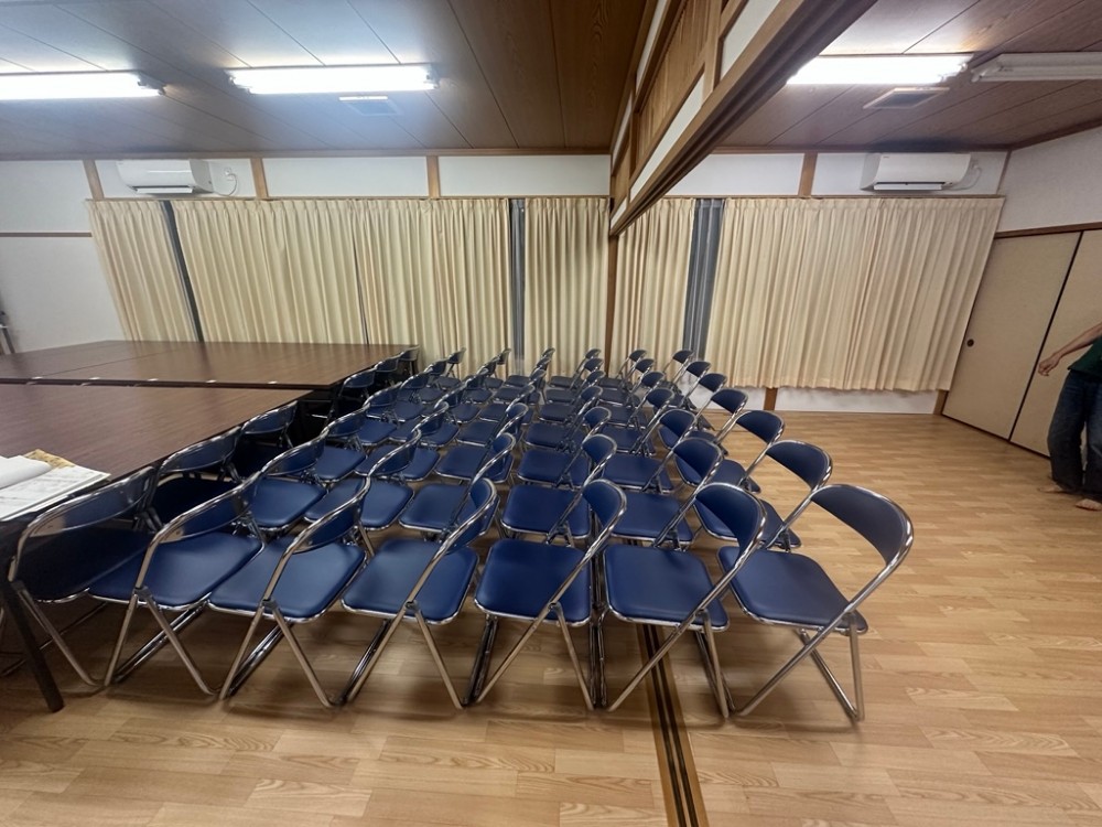 【写真】R7一般コミュニティ助成事業　江津ヶ里区2（折りたたみイス）
