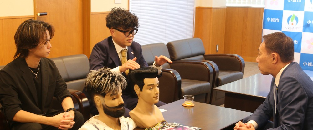 篠田さん表敬訪問