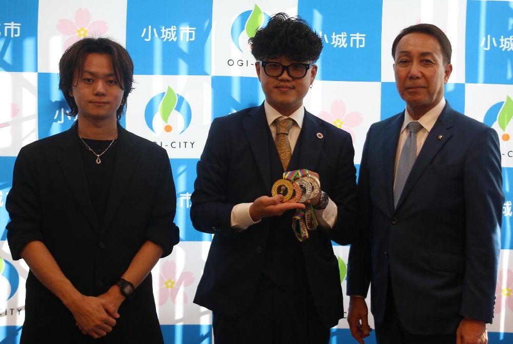 篠田さん表敬訪問