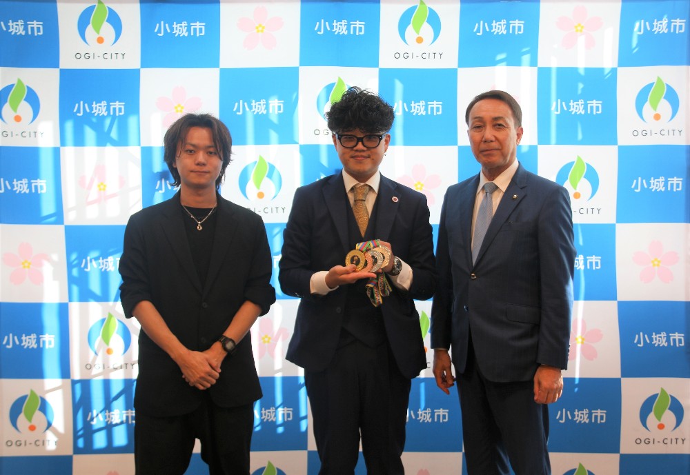 篠田さん表敬訪問