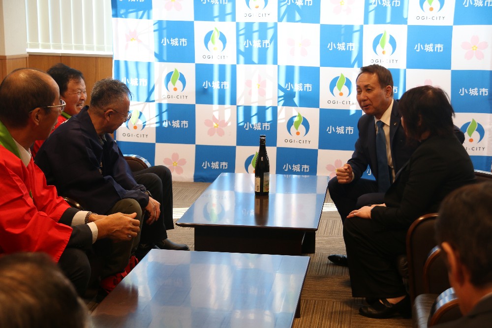 江里山二十日会表敬訪問