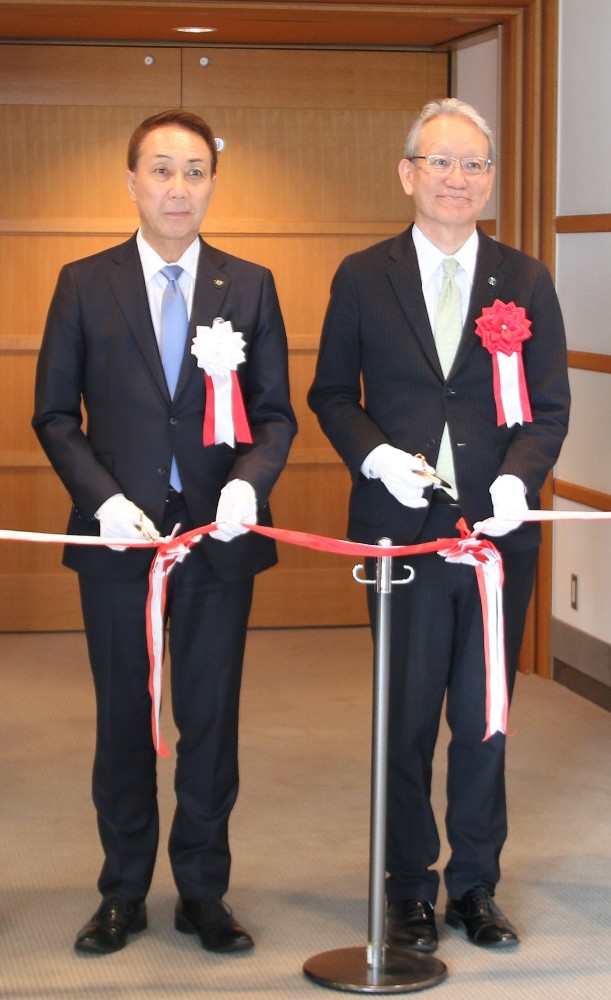 佐賀大学・小城市交流事業特別展開場式