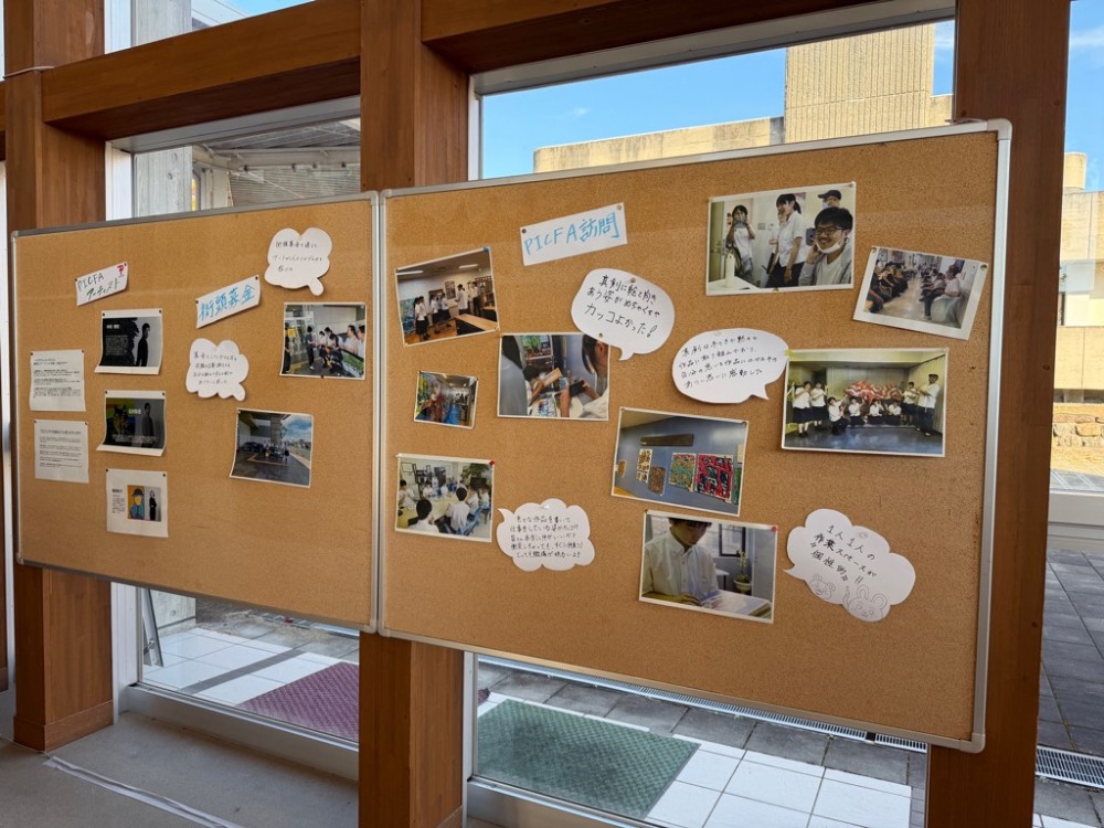 小城高校壁画披露会