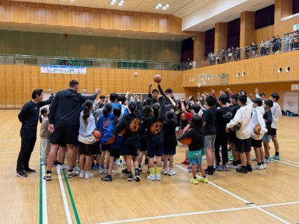 日本生命・佐賀バルーナーズバスケットボール教室