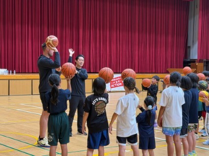 日本生命・佐賀バルーナーズバスケットボール教室