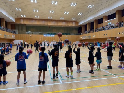 日本生命・佐賀バルーナーズバスケットボール教室