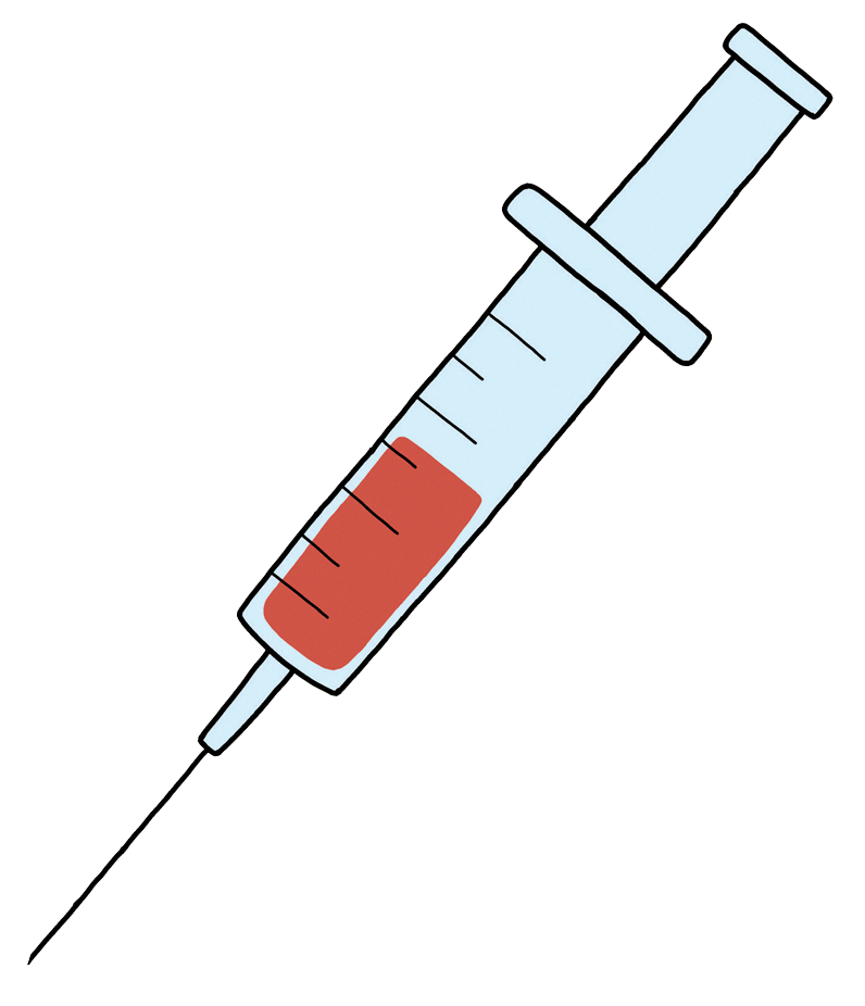 注射器のイラスト