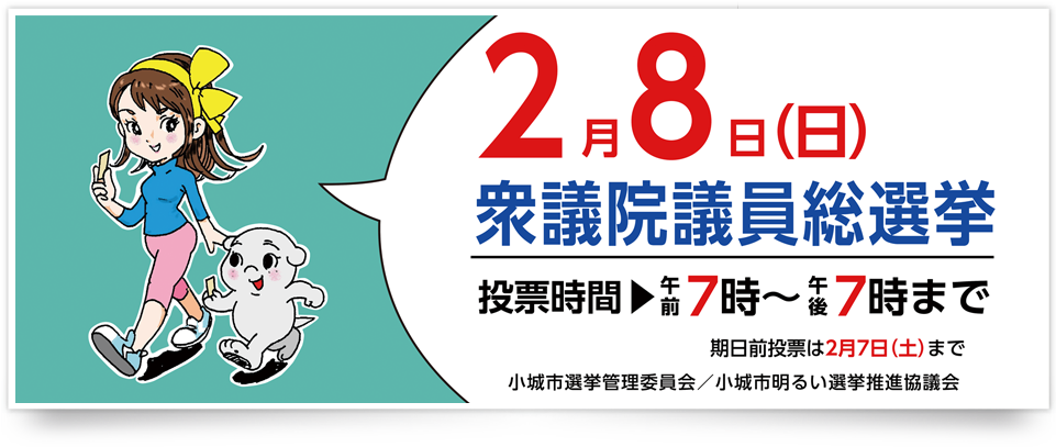 衆議院議員総選挙バナー