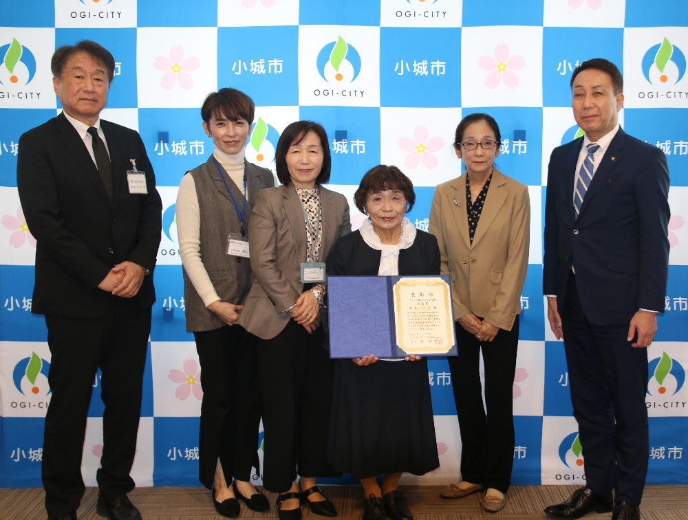 岸川イツヱさん表敬訪問