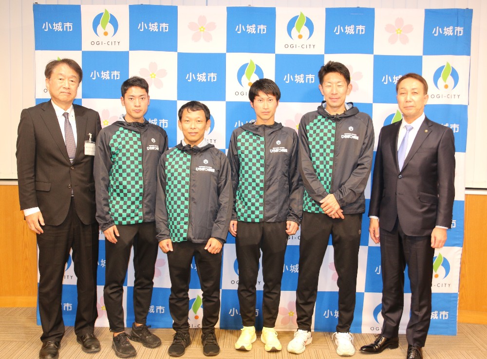 ひらまつ病院陸上部表敬訪問