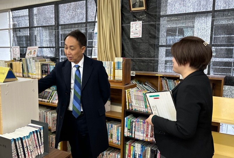 晴田小学校現場訪問