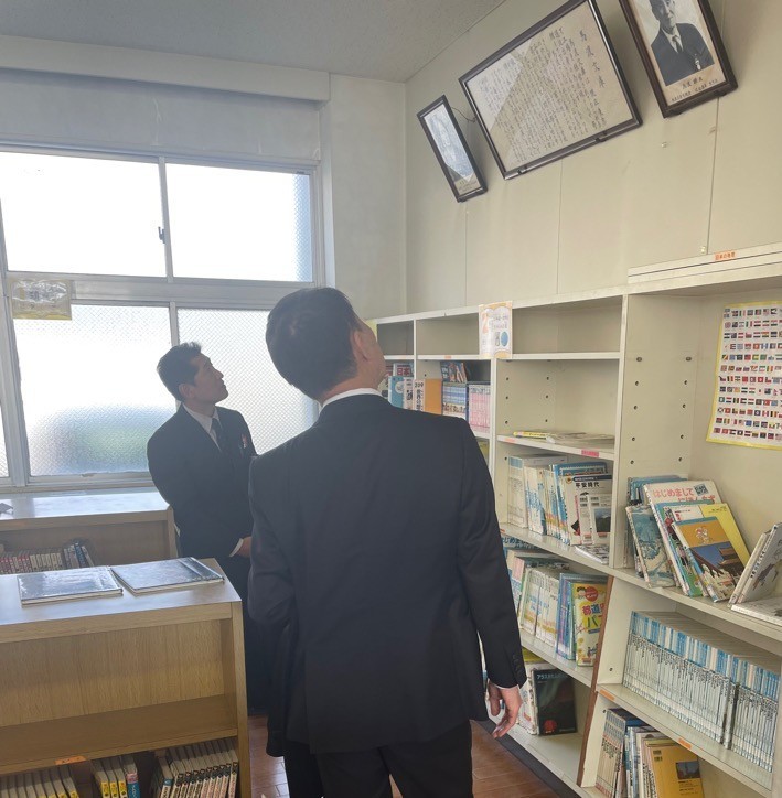 三日月小学校現場訪問