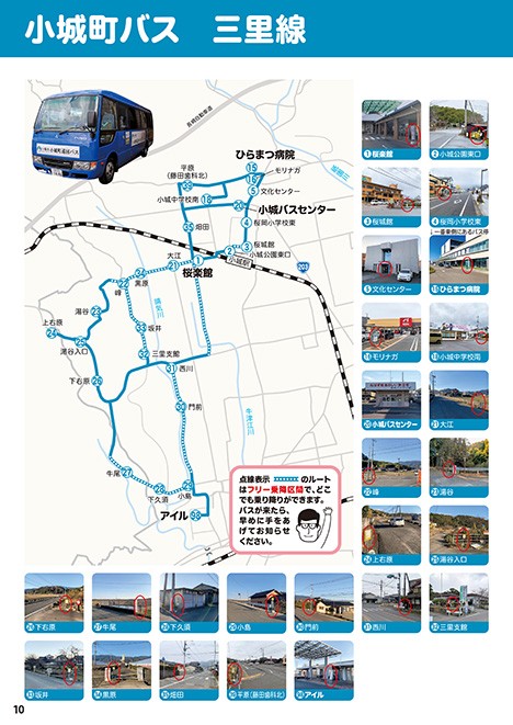 三里線路線図