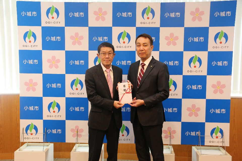 感謝状贈呈式＿三日月町商工連盟