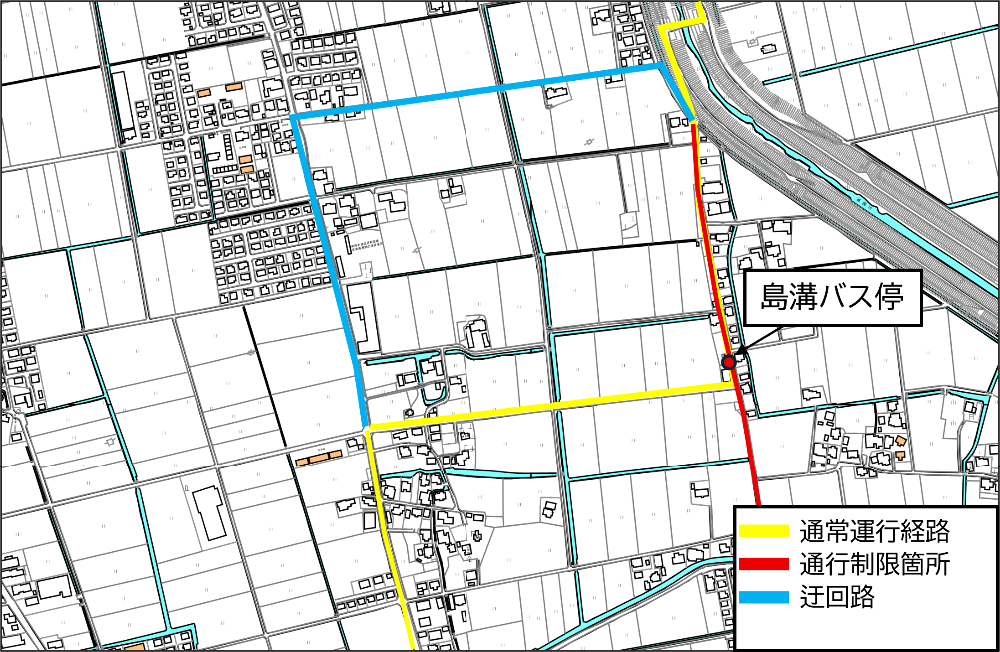 迂回運行図