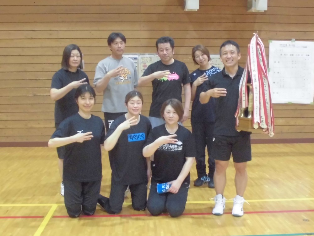 1部リーグ優勝深町チーム