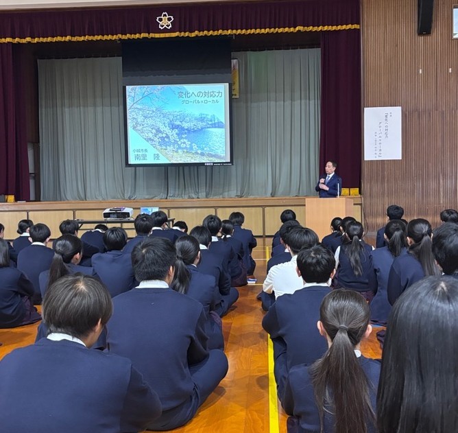 小城高等学校創立記念日講演会