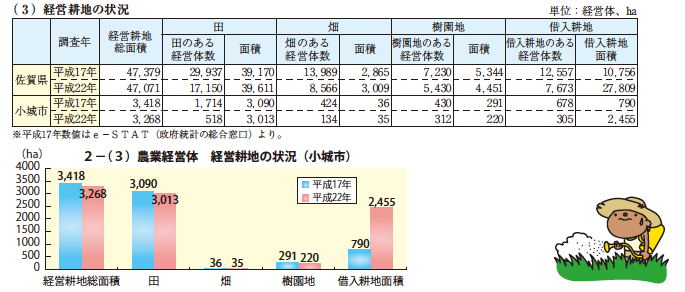 経営耕地の状況